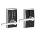 Schlage Touch Keyless Touchscreen Lever w/ Century Trim & Latitude Lever in Gray | 9.25 H x 6.63 W x 6.1 D in | Wayfair FE695CEN626LAT