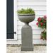 Lark Manor™ Ambermarie Stone Urn Planter Stone in Gray/Blue | 17 H x 19.75 W x 19.75 D in | Wayfair 6BB34256CE274A4EB0EB6CA9D1337B11