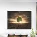 East Urban Home 'Lonely Tree Under Dramatic Sky' Graphic Art Canvas in Black | 8 H x 12 W x 1 D in | Wayfair 509FE15C937B49A28AC3EC5A1D308508