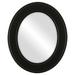 Charlton Home® Wirksworth Framed Oval Accent Mirror, Wood in Black | 21 H x 17 W x 1 D in | Wayfair EC6C10D89CC7447989E771F142DF7868