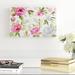 House of Hampton® Aivaras Petals & Blossoms I' Acrylic Painting Print on Wrapped Canvas Metal in Brown/Green/Pink | 22 H x 32 W x 2 D in | Wayfair