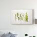 Gracie Oaks 'Flat Lay Ferns I' Photographic Print on Wrapped Canvas in White | 30 H x 47 W x 2 D in | Wayfair 06D38A93DE8045DEBE4255AE8D523FA1