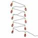 Kurt Adler Gingerbread 10 Light String Lights in Green | 9.25 H x 1.57 W x 144 D in | Wayfair UL4322