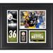 Jerome Bettis Pittsburgh Steelers Framed 15" x 17" Player Collage with a Piece of Game-Used Football