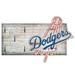 Los Angeles Dodgers 6" x 12" Mounted Key Holder