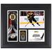 Charlie McAvoy Boston Bruins Framed 15" x 17" Player Collage with a Piece of Game-Used Puck