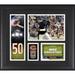 Mike Singletary Chicago Bears Framed 15" x 17" Player Collage with a Piece of Game-Used Football