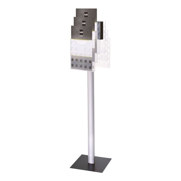 helit Prospektständer »the heli grid« 6 x A4 transparent, 31x126.5x3.1 cm Image