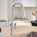 American Standard Beale Pull Down Touch Single Handle Kitchen Faucet in Gray | 4.56 W x 10.5 D in | Wayfair 4931360.002