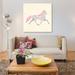 East Urban Home Noonday Design 'Unicorn Pastel I' by Noonday Design - Unframed Print on Canvas Canvas, in Gray/Pink | Wayfair