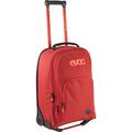 EVOC TERMINAL ROLLER 40l Reisetrolley Reisetasche Trolley fürs Handgepäck (Teleskopgriff, austauschbare Skate-Rollen, extraleicht, stabile EVA-Bodenkonstruktion), Chili Rot