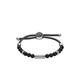 Diesel Bracelet for Men Beads, 16.5cm-25cm black Semi-Precious Bracelet, DX1151040