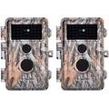 BLAZEVIDEO Trail Camera Wildlife Hunting Cam Game Camera 32MP 1296P with Night Vision Motion Activated and Waterproof, Password Protected