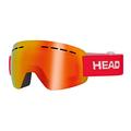 HEAD SOLAR FMR Ski- und Snowboardbrille für Erwachsene, Unisex, Red