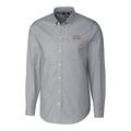 Men's Cutter & Buck Charcoal Western Carolina Catamounts Stretch Oxford Big Tall Long Sleeve Button-Down Shirt