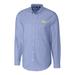 Men's Cutter & Buck Royal Pitt Panthers Stretch Oxford Big Tall Long Sleeve Button-Down Shirt