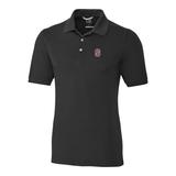 Men's Cutter & Buck Black Stanford Cardinal Collegiate Big Tall Advantage DryTec Polo