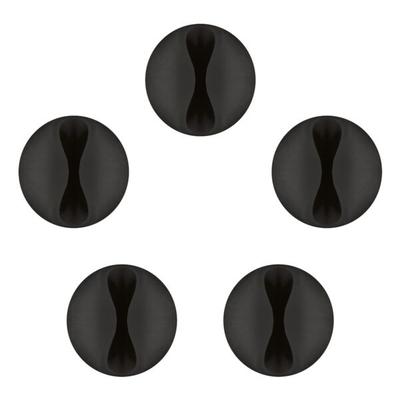 goobay 5er-Pack Kabelführung für den Schreibtisch Image