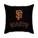 Black San Francisco Giants 18" x Plush Team Logo Decorative Throw Pillow