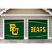 Baylor Bears 7' x 8' 2-Piece Logo Split Garage Door Decor