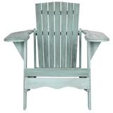 Dovecove Melida Wood Adirondack Chair Wood in Blue | 32.7 H x 33.5 W x 37.4 D in | Wayfair 75287772181F4CE4B86193ECABADBEAC