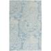 White 36 x 0.5 in Indoor Area Rug - Capel Rugs Hanover Floral Handmade Flatweave Rain Area Rug Viscose/Cotton/Wool | 36 W x 0.5 D in | Wayfair