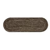 Brown 24 x 0.75 in Area Rug - August Grove® Jovita Floral Handmade Braided Cotton Area Rug - Dove/Chestnut Polyester/Chenille/Cotton | Wayfair