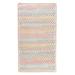 Blue/Orange 48 x 0.75 in Indoor Area Rug - Harriet Bee Seltzer Braided Green/Orange/Yellow Area Rug Nylon | 48 W x 0.75 D in | Wayfair