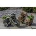 August Grove® Ashby Tricycle Frog Statue Concrete in Blue/Black | 17 H x 10.25 W x 21 D in | Wayfair BA36CFFAA2BC45FE906D5A1ABA58C912