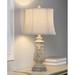 Ronquillo 25.5" Table Lamp Resin/Fabric in Brown/Gray/White Laurel Foundry Modern Farmhouse® | 25.5 H x 13 W x 13 D in | Wayfair