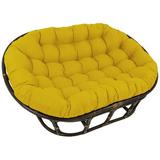 Red Barrel Studio® Indoor/Outdoor Papasan Cushion Polyester in Yellow | 7 H x 65 W in | Wayfair 053D4F345DA44118A822DF7A4678D033