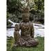 Bungalow Rose Antique Quan Yin Statue Concrete | 30.75 H x 15.5 W x 19.5 D in | Wayfair 4B38A65120774F6B9F9834BF0F301448