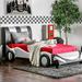 Burgess Car Bed by Zoomie Kids Upholstered in Black/Gray | 40 H x 48.5 W x 93 D in | Wayfair D689DCC151054CD995B69CD26C33C110