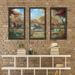 Winston Porter 'Dog Park' Oil Painting Print Multi-Piece Image Plastic/Acrylic in Brown/Green/Yellow | 25.5 H x 40.5 W x 1 D in | Wayfair