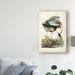 East Urban Home 'Blue Heron Portrait' Oil Painting Print by James Audubon on Wrapped Canvas in Gray/Green | 24 H x 16 W x 2 D in | Wayfair