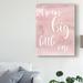 Harriet Bee 'Baby Girl IV' Canvas Art Metal in Pink | 32 H x 24 W in | Wayfair AEE4A3C628E045C1AC483634D9DB75CD