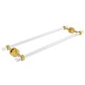 Allied Brass Pacific Beach 28" Towel Bar for Glass Shower Door Metal in Yellow | 2.3 H x 8.8 D in | Wayfair PB-41G-BB-24-PB