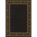 Black/Brown 91 x 0.38 in Area Rug - Charlton Home® Estus Polka Dots Tufted Onyx Area Rug Nylon | 91 W x 0.38 D in | Wayfair