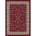 Green/Red 129 x 0.38 in Area Rug - August Grove® Gleason Floral Tufted Red/Green/Beige Area Rug Nylon | 129 W x 0.38 D in | Wayfair