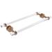 Allied Brass Pacific Beach 22" Towel Bar for Glass Shower Door Metal in Brown | 2.3 H x 8.8 D in | Wayfair PB-41-BB-18-BBR