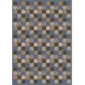 Blue 92 x 0.38 in Area Rug - Ebern Designs Arriaga Geometric Tufted Pale Lapis Area Rug Nylon | 92 W x 0.38 D in | Wayfair