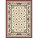 White 91 x 0.38 in Area Rug - August Grove® Gleason Floral Tufted Cream/Red Area Rug Nylon | 91 W x 0.38 D in | Wayfair