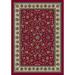 Green/Red 91 x 0.38 in Area Rug - August Grove® Gleason Floral Tufted Red/Green/Beige Area Rug Nylon | 91 W x 0.38 D in | Wayfair