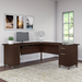 Somerset 71W L Shaped Desk in Mocha Cherry - Bush Furniture WC81810K