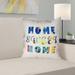 East Urban Home Centeno Home Sweet New York Pillow Case in, Faux Linen/Pillow Case Linen | 16 H x 16 W x 1 D in | Wayfair