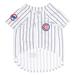 MLB National League Central Jersey for Dogs, X-Large, Chicago Cubs, White