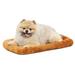 Quiet Time Bolster Cinnamon Dog Bed, 22" L X 13" W, X-Small, Brown