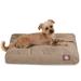 Pearl Villa Shredded Memory Foam Rectangle Dog Bed, 27" L x 20" W, Small, White