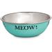Mint Stainless Steel Cat Bowl, 1 Cup, 1 FZ, Green