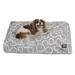 Gray Fusion Shredded Memory Foam Rectangle Dog Bed, 27" L x 20" W, Small